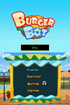 Burger Bot (USA) screen shot title